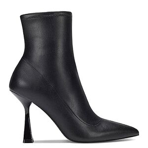 New w/Box Bar III Olevia Black Faux Leather Side-Zip Pointy-Toe Ankle Dress Boot